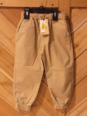 Quiksilver Kids Tan Elastic-Waist Jogger Pants